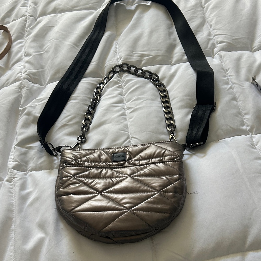 THINK ROYLN Metallic Crossbody Bag